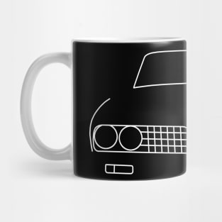 Triumph Dolomite Sprint outline graphic (white) Mug